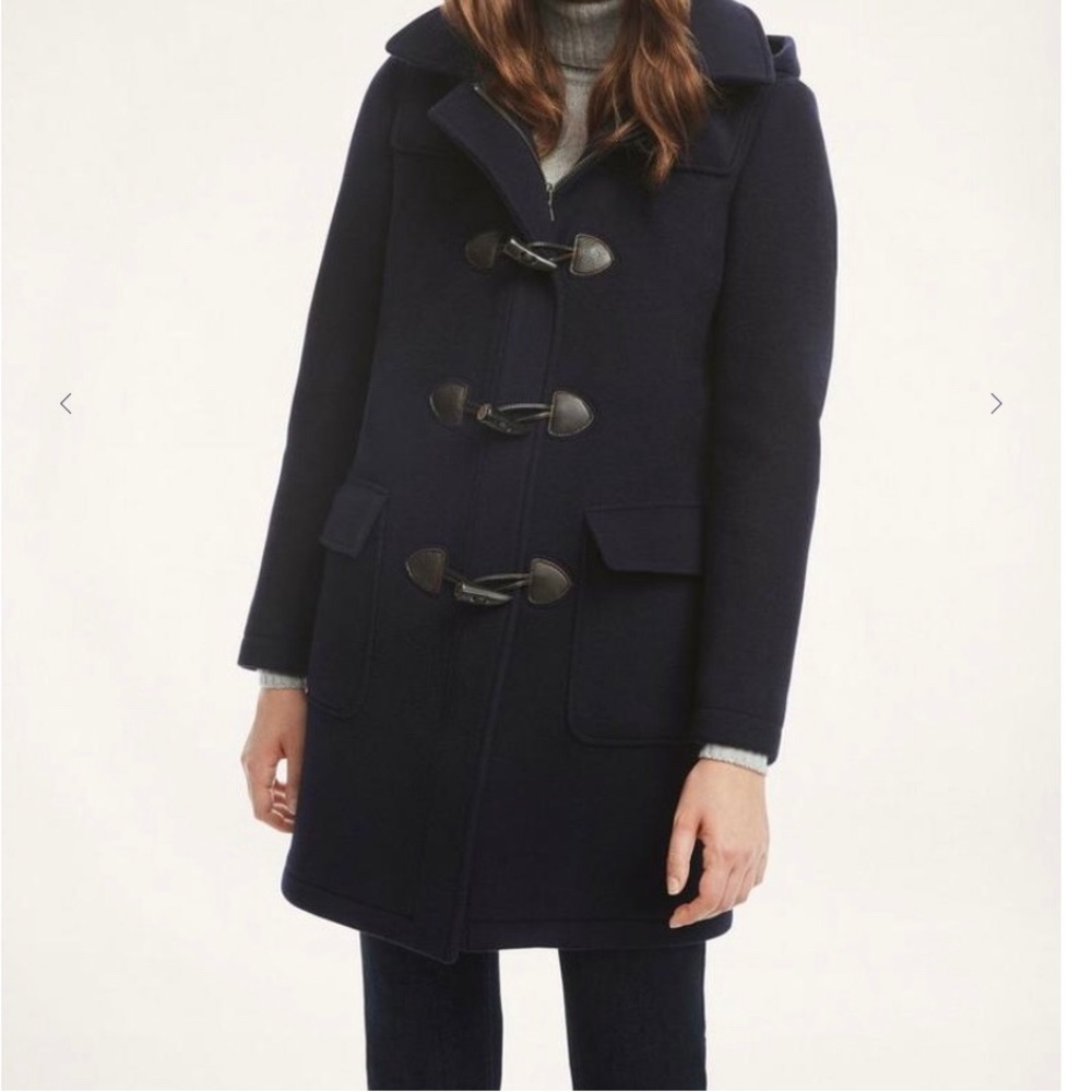 Brooks Brothers Wool Toggle Coat Jacket